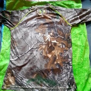 ⚡ Under Armour Boys Camo Top